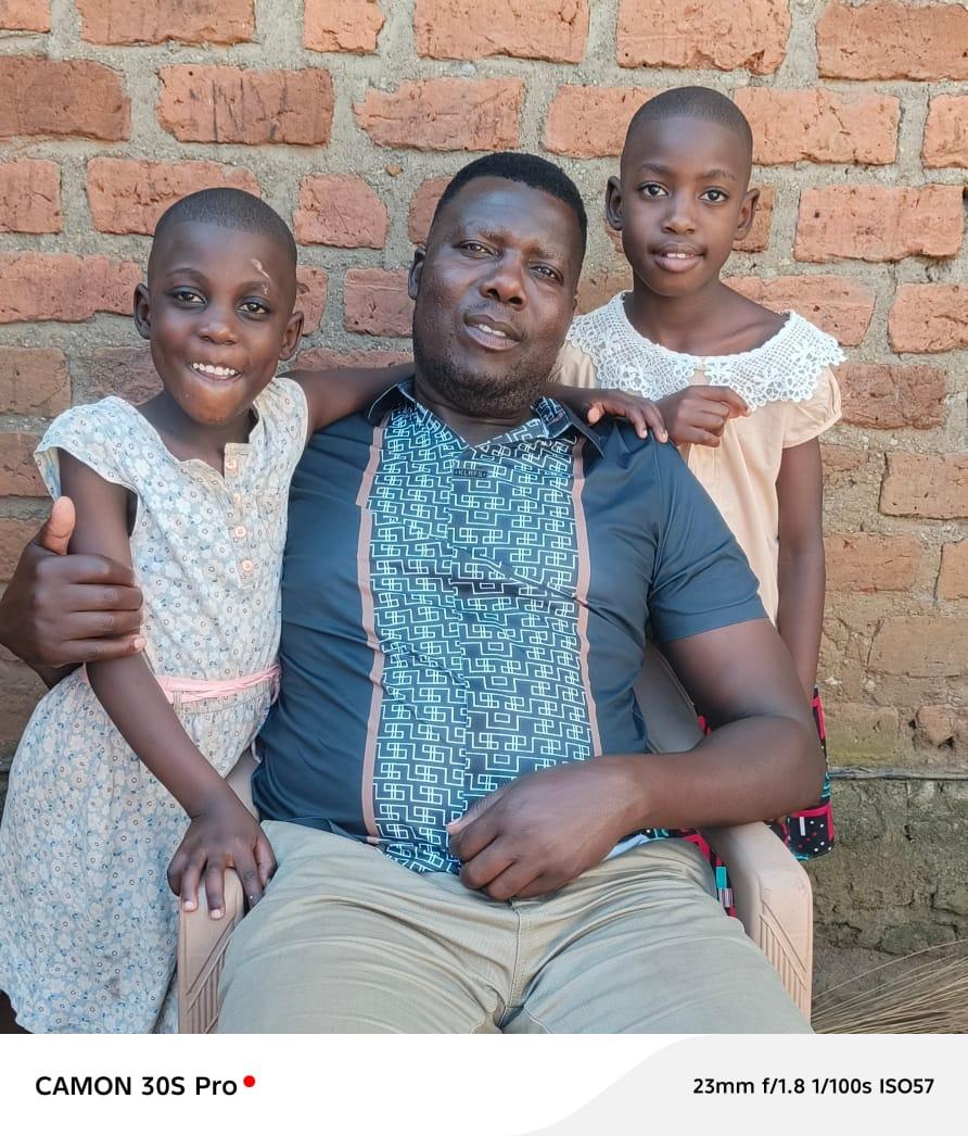 Founder with children